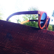 Load image into Gallery viewer, bottom view cinnamon skateboard sunglasses