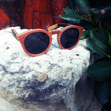 Load image into Gallery viewer, front view cinnamon skateboard sunglasses