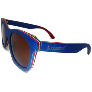 Blue Bamboo Brown Lens Sunglasses