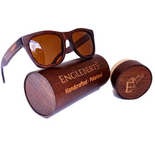 Load image into Gallery viewer, Bamboo Sunglasses with Tea Colored Polarized Lens
