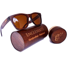 Load image into Gallery viewer, Bamboo Sunglasses with Tea Colored Polarized Lens