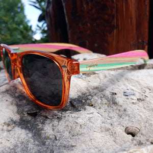 juicy fruit sunglasses outdoors side view