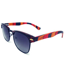 Load image into Gallery viewer, top view Engleberts Colorful wood sunglasses