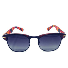 Load image into Gallery viewer, front view colorful wood sunglasses