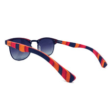 Load image into Gallery viewer, rear view colorful wood sunglasses