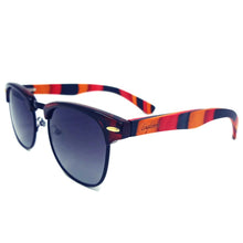 Load image into Gallery viewer, aztec sunglasses multicolored wood