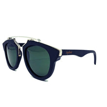 Load image into Gallery viewer, g15 sunglasses black bamboo with metal frame