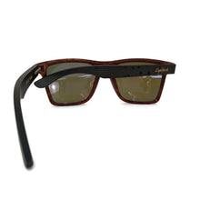 Load image into Gallery viewer, oak frame bamboo sunglasses rear view