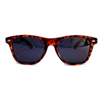 Load image into Gallery viewer, tortoise framed wooden sunglasses front view