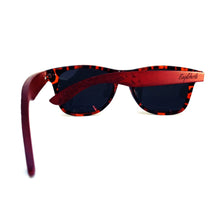 Load image into Gallery viewer, tortoise framed wooden sunglasses rear view